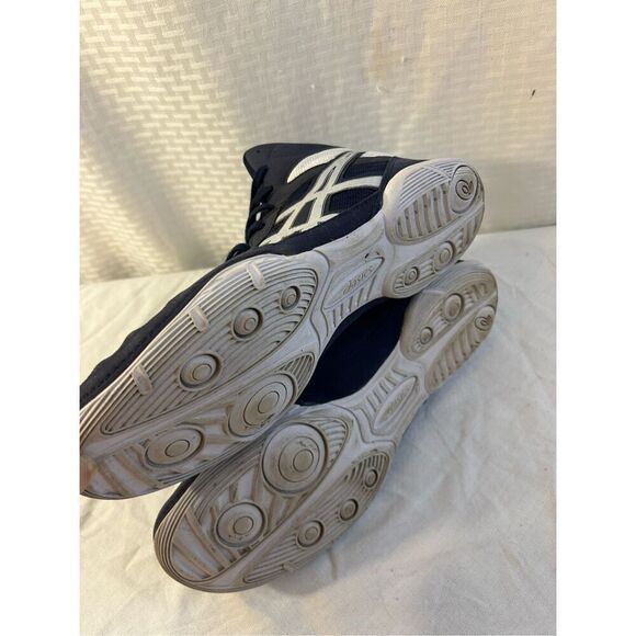 ASICS MatFlex blue navy men’s 12 Wrestling Shoes - Picture 3 of 6